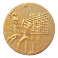 1" Stamped Medallion Insert (Female Volleyball)